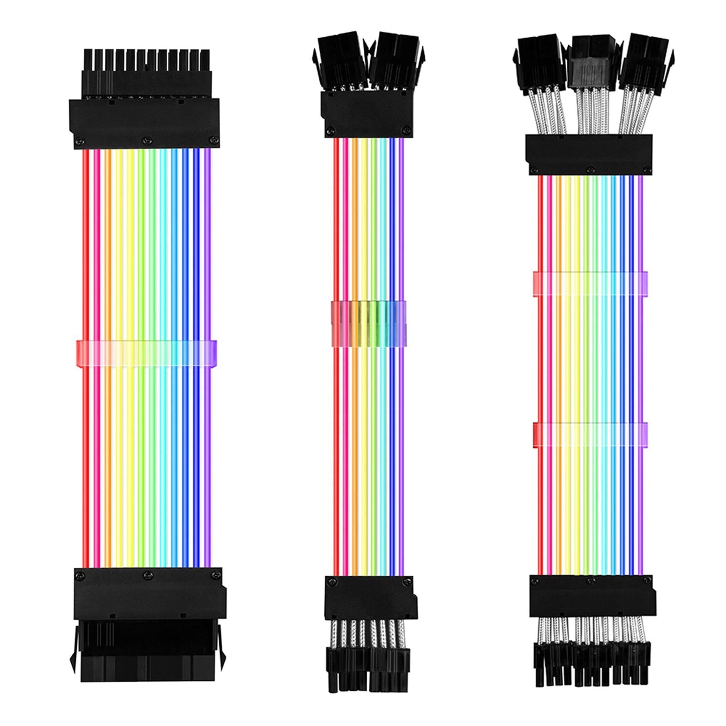 GPU Cable Motherboard Extension RGB Cable Power Supply Cable PC2x6 + 2PIN