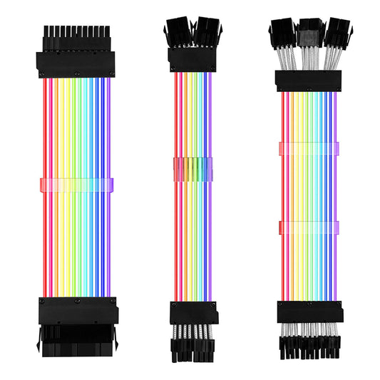 GPU Cable Motherboard Extension RGB Cable Power Supply Cable PC2x6 + 2PIN
