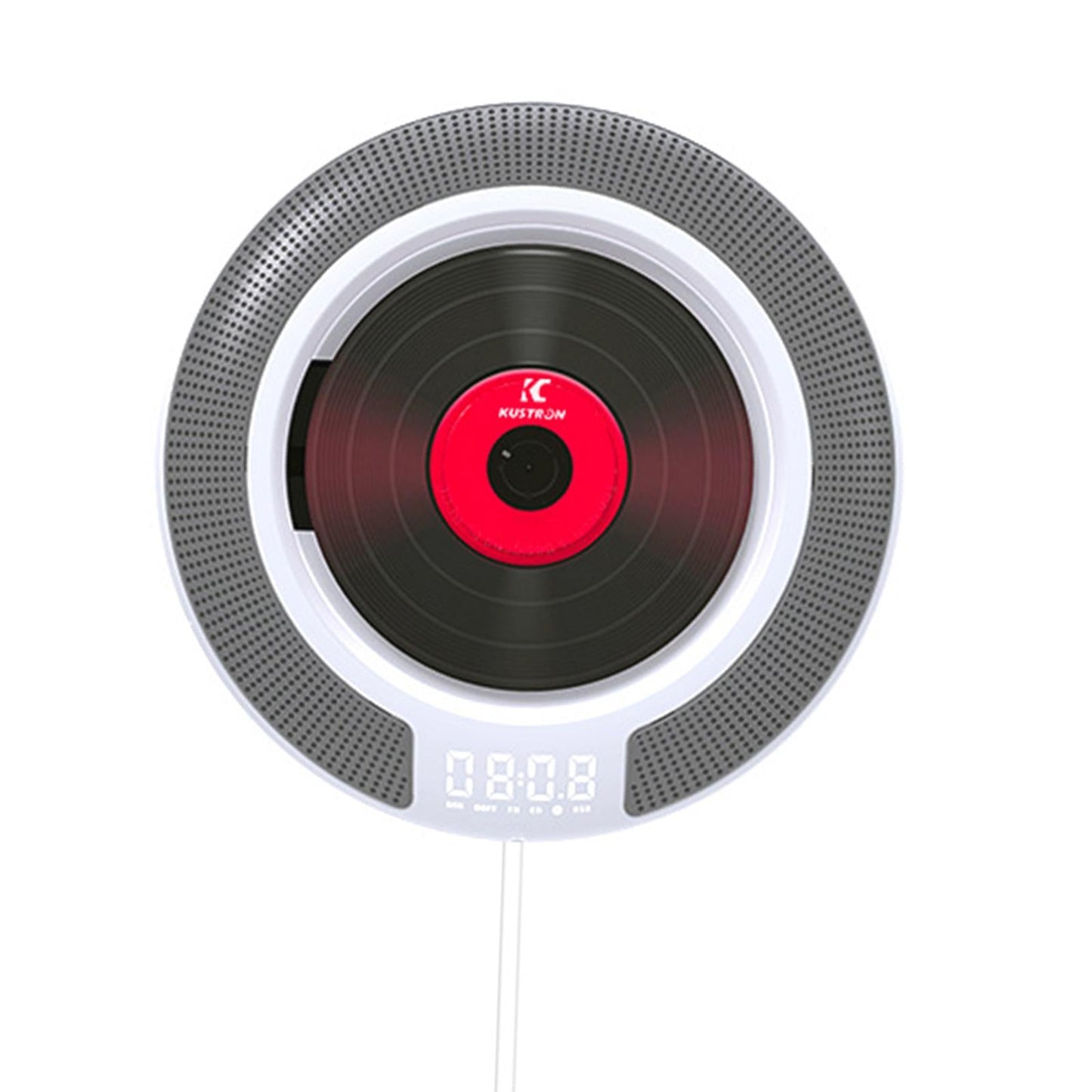 Wall Mounted Portable CD Player w/ Bluetooth HiFi Speakers FM Radio TF Card