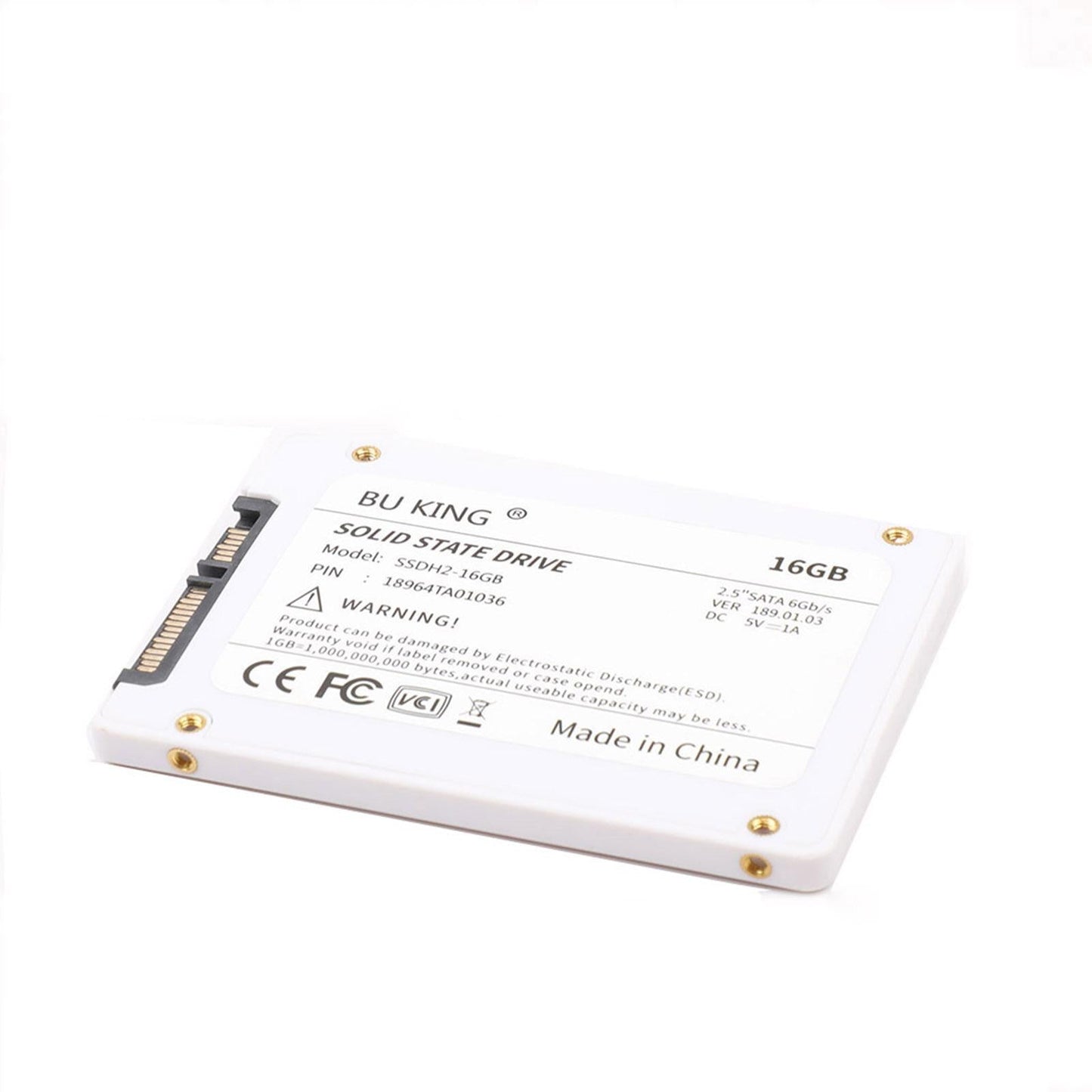 2.5 Inch Solid State Drive SSD for Desktop Laptop PC Durable 100x70x7.5mm 16GB