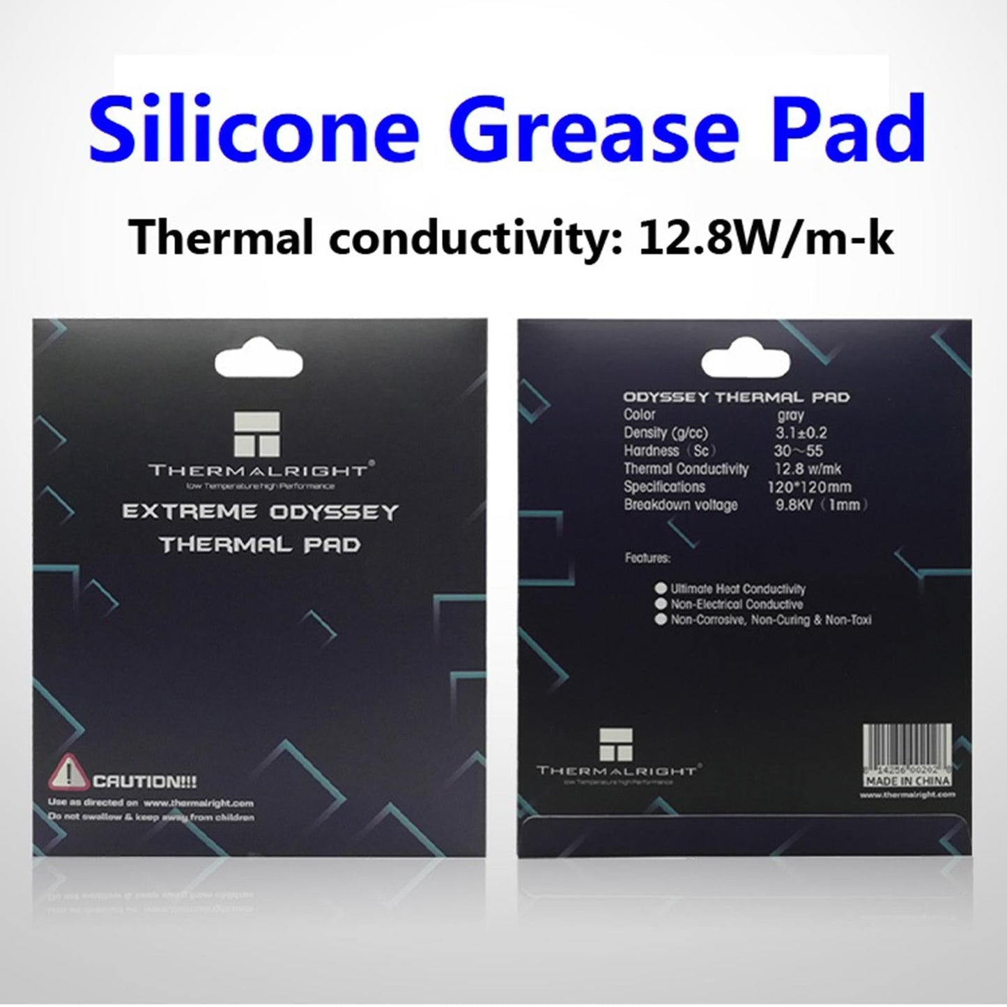 Thermal Pad Non Conductive Heat Resistance Simple for PC Laptop Heatsink 1.0mm thick
