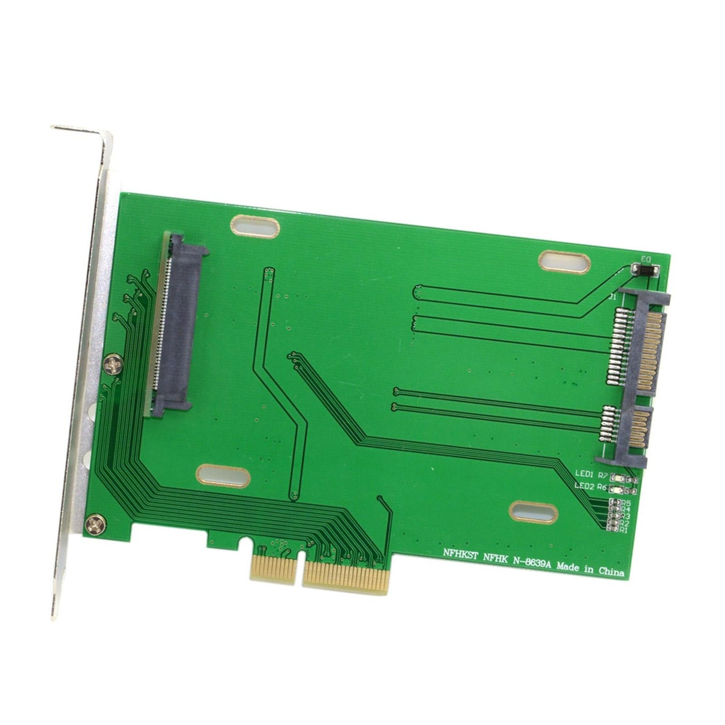 Plastic Mini Universal PCIe to U.2 Adapter PCI-E for Drive 750 NVMe PCIe SSD