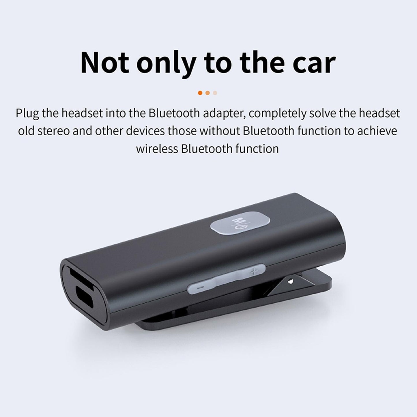 Bluetooth 5.0 Receiver Audio Adapter 3.5mm AUX with Mic for Car HIFI Sound