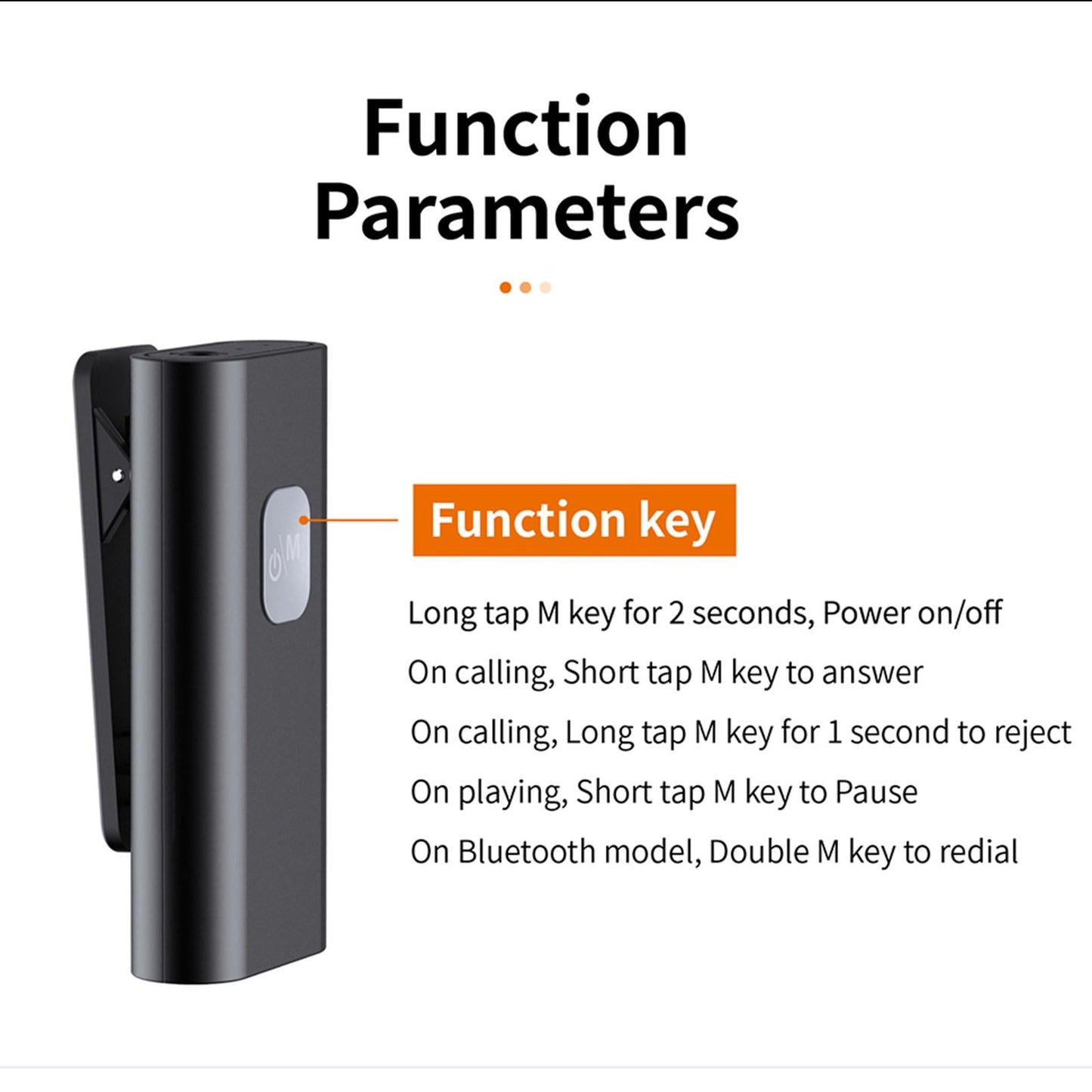 Bluetooth 5.0 Receiver Audio Adapter 3.5mm AUX with Mic for Car HIFI Sound