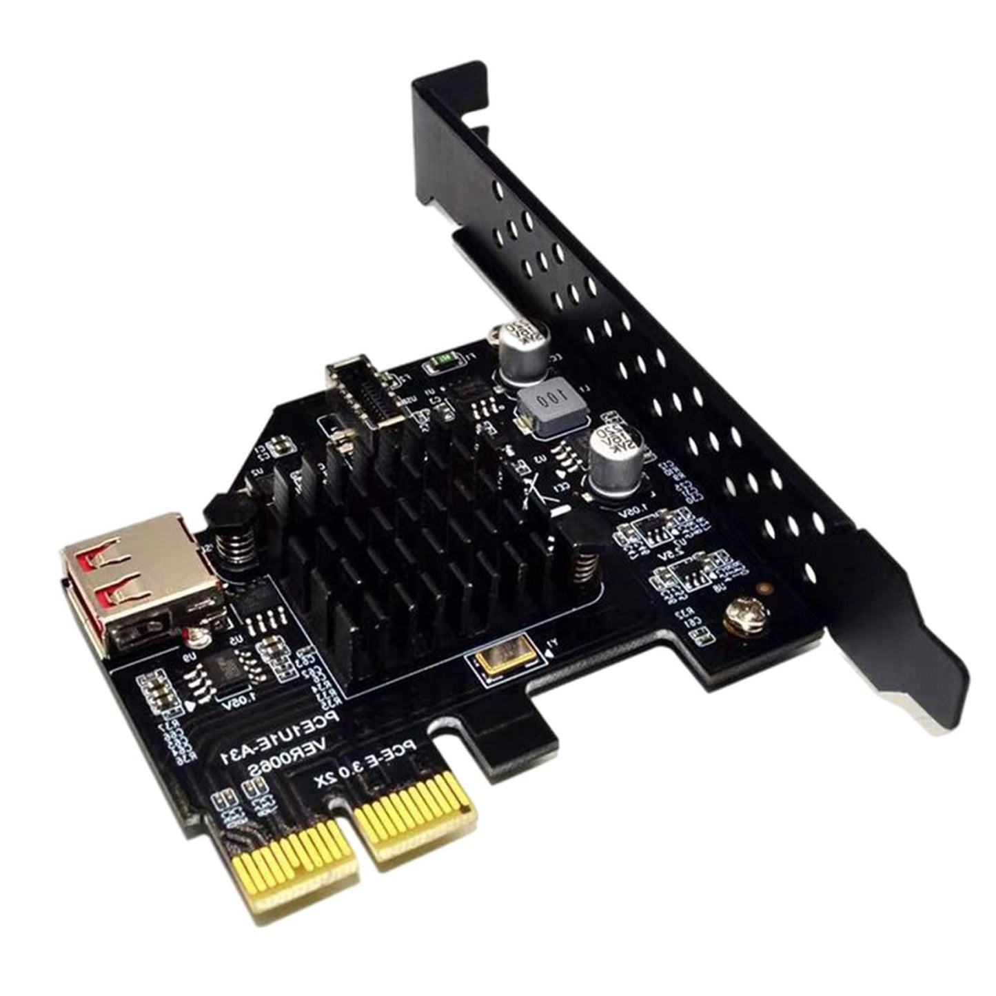 USB3.1 2-Port Expansion Card Front Panel Connector 10 Gbit/s for Desktop PCs