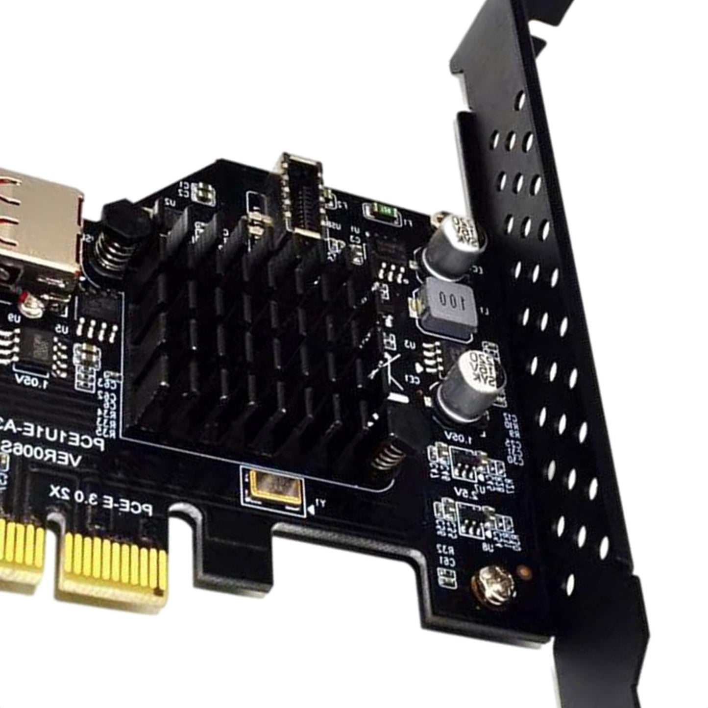 USB3.1 2-Port Expansion Card Front Panel Connector 10 Gbit/s for Desktop PCs