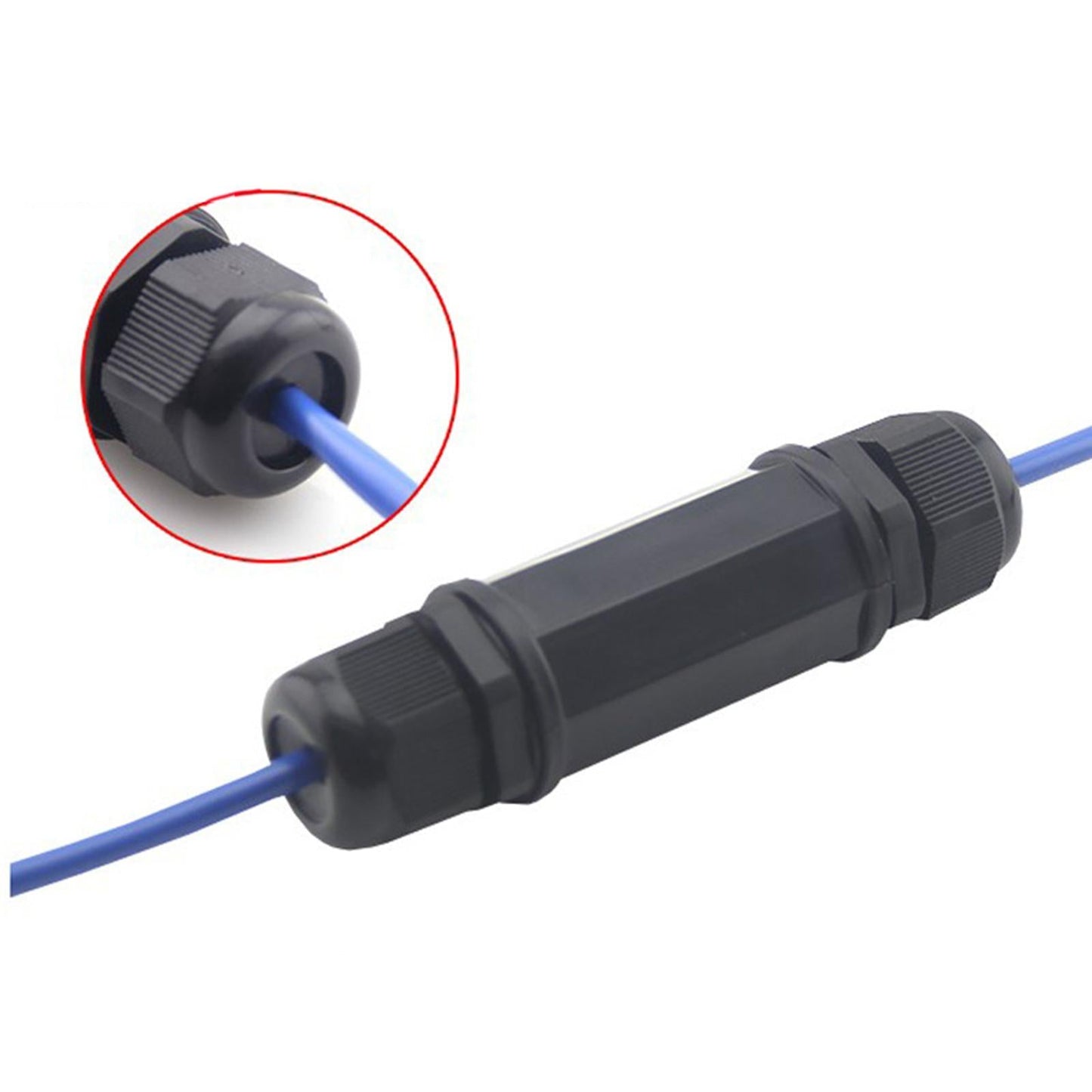 Waterproof Connector LAN Double Head Shielded Adapter Female to Female