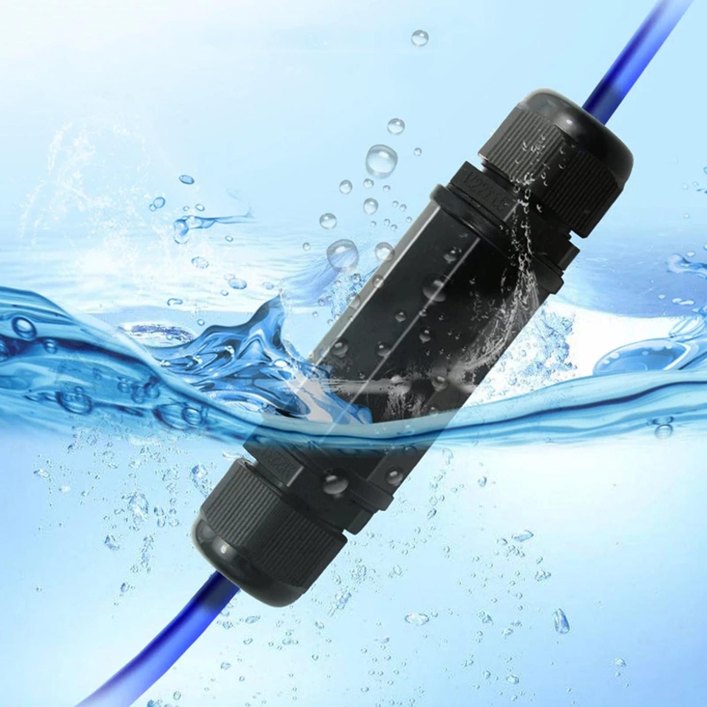 Waterproof Connector LAN Double Head Shielded Adapter Female to Female