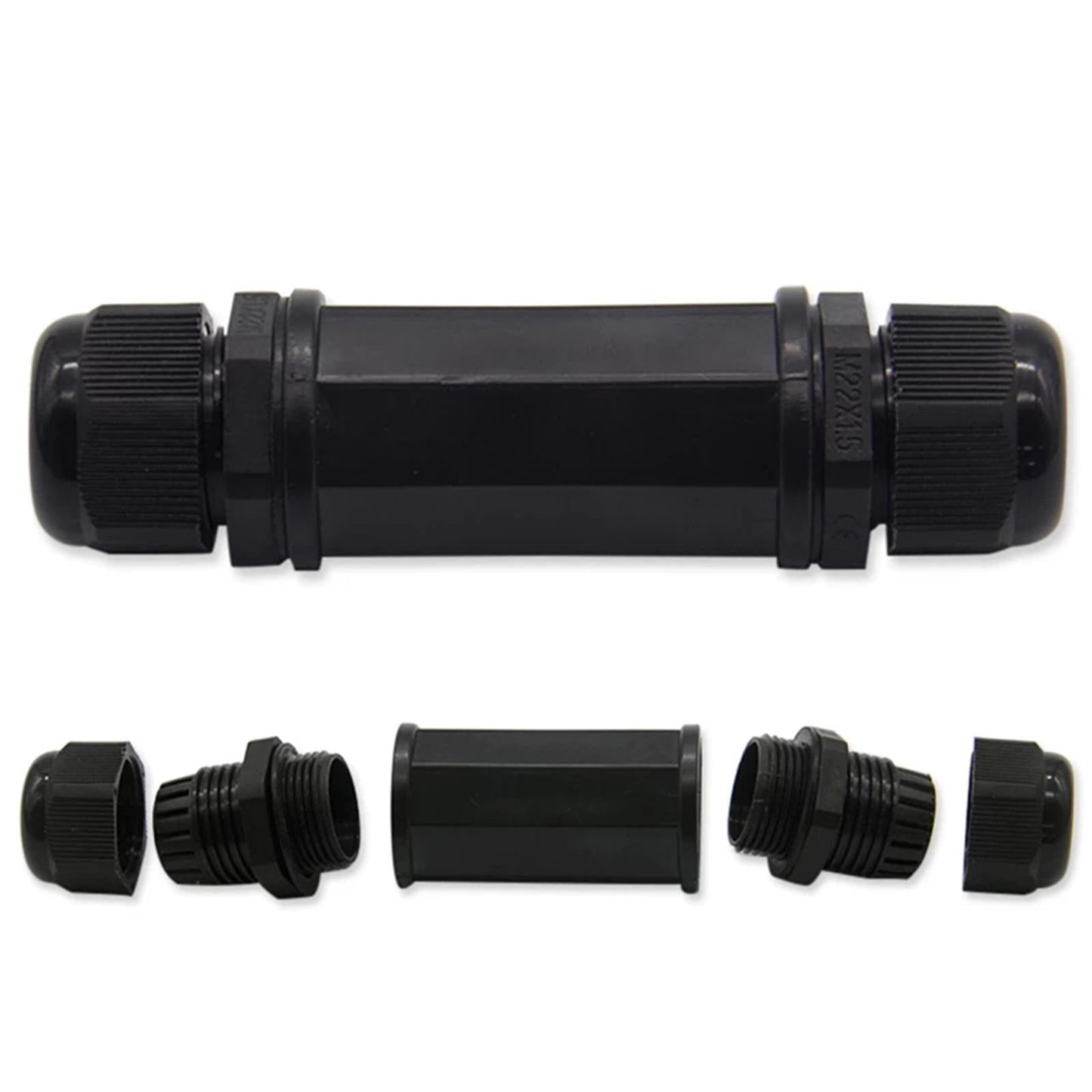 Waterproof Connector LAN Double Head Shielded Adapter Female to Female