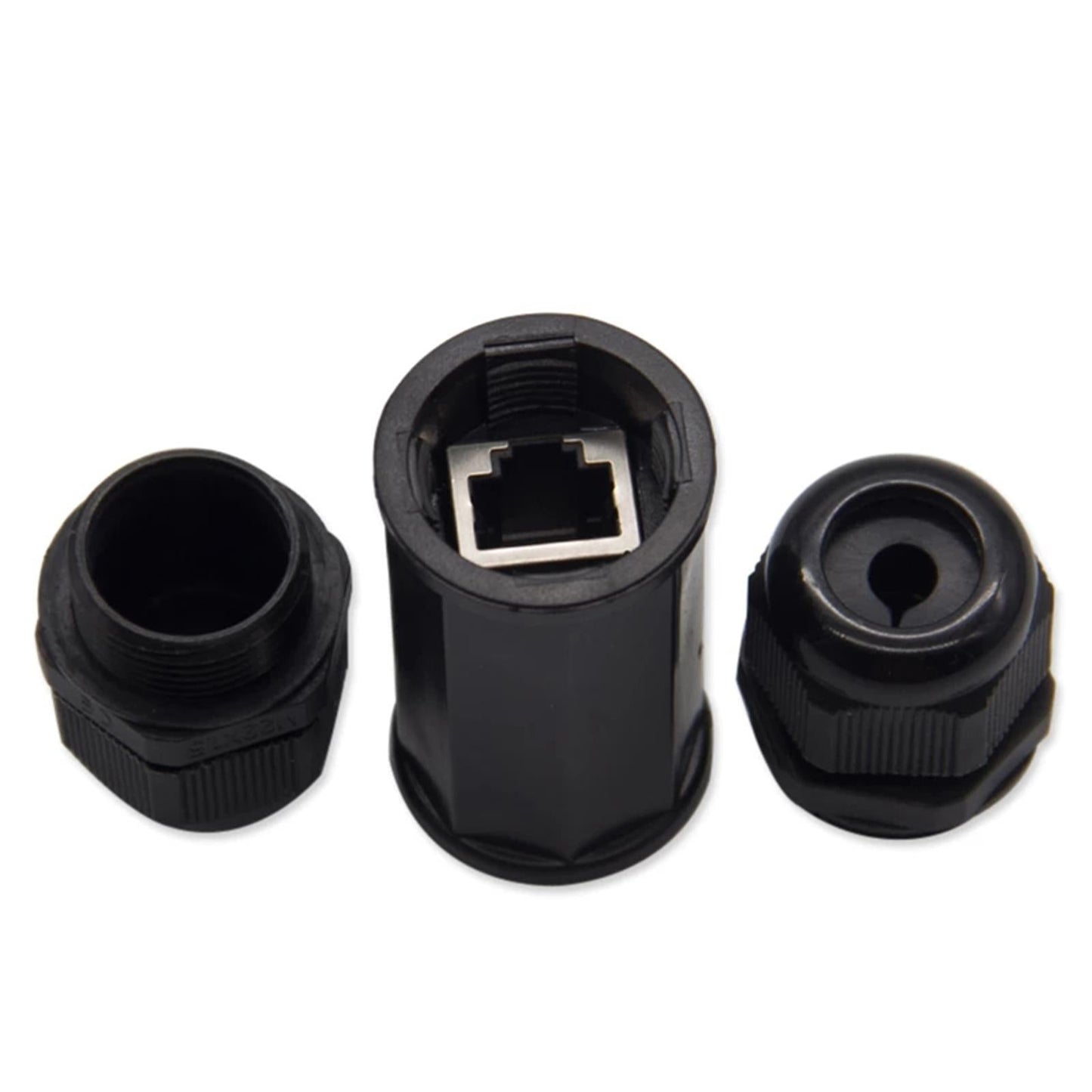 Waterproof Connector LAN Double Head Shielded Adapter Female to Female