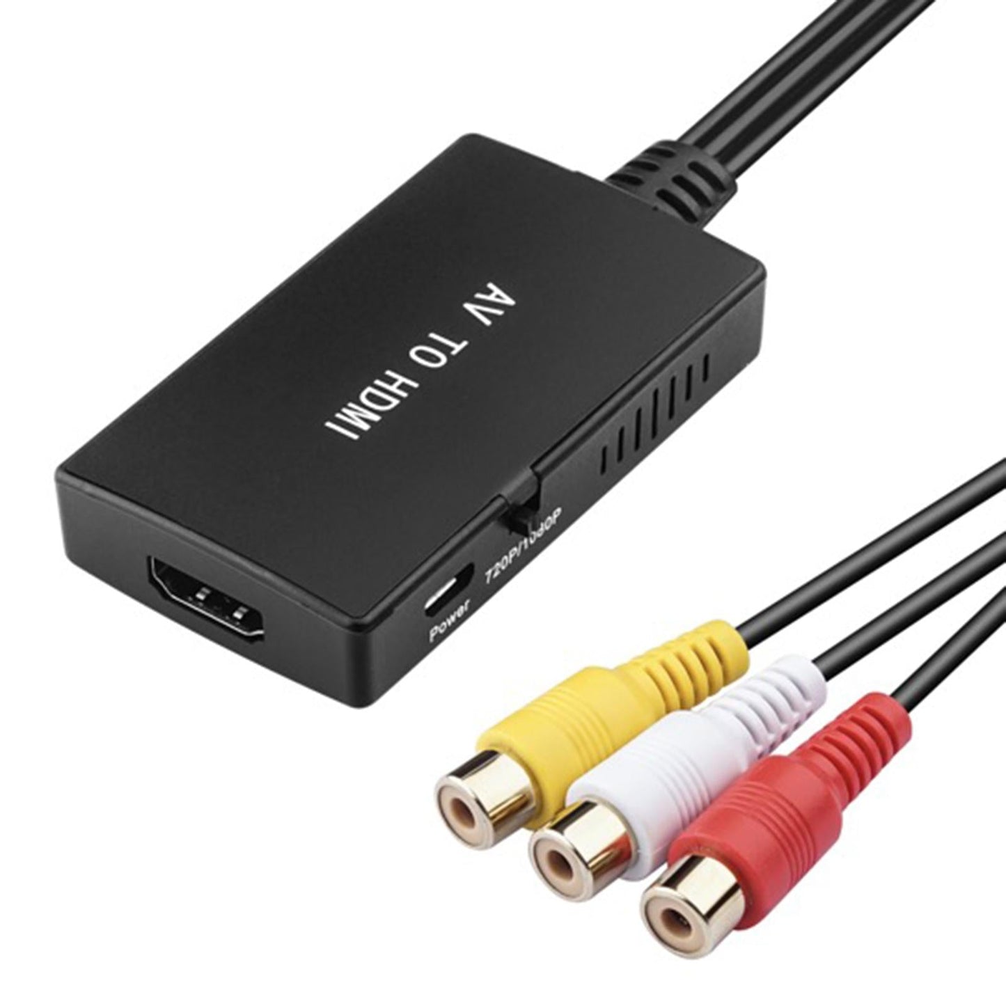 RCA to HDMI Converter Converts Analog Composite to HDMI Adapter for Monitor
