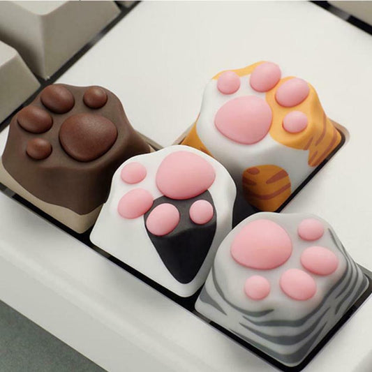Silicone Cat Paw Mechanical Keyboard Keycap for Cherry MX Premium Brown
