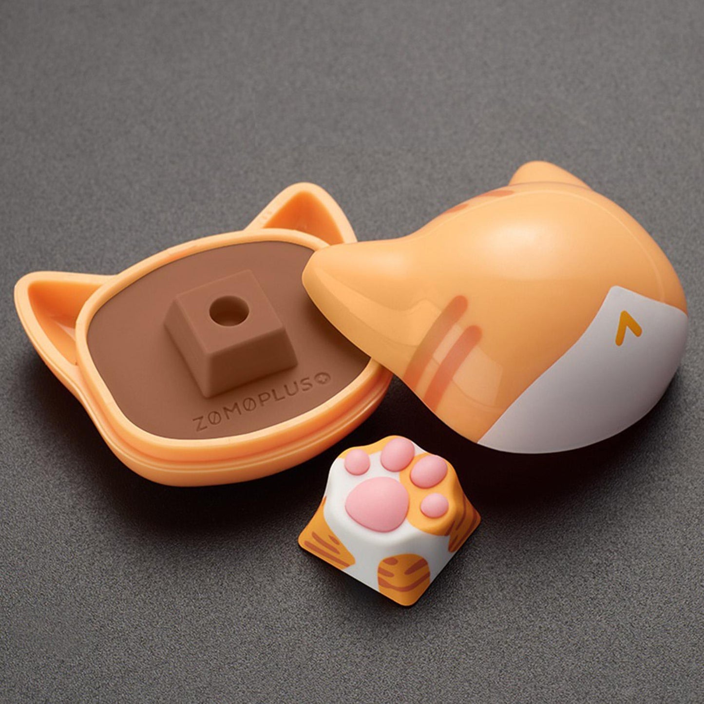 Silicone Cat Paw Mechanical Keyboard Keycap for Cherry MX Premium Orange