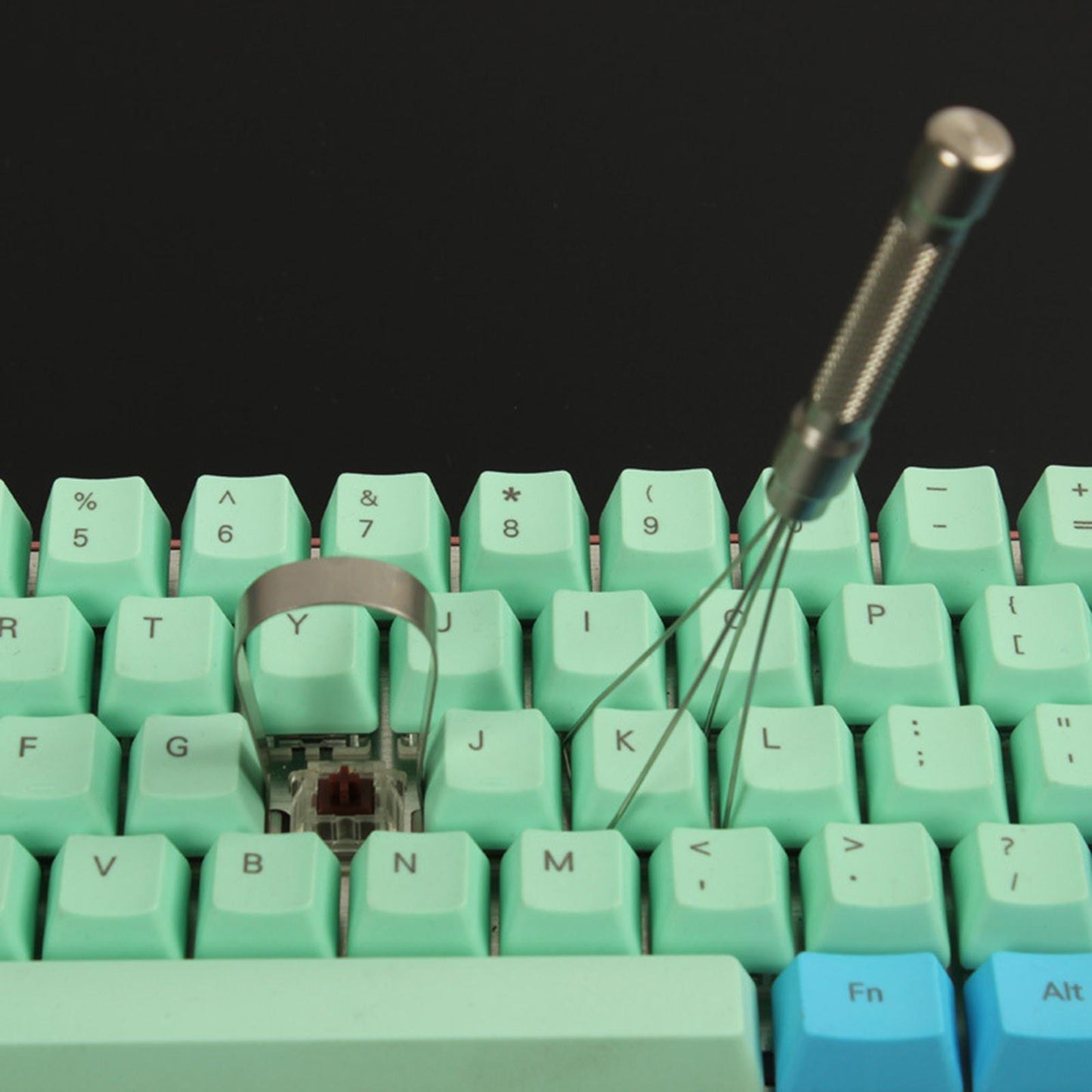 Mechanical Keyboard Key Keycap Puller Stainless Steel Tool For Cleaning