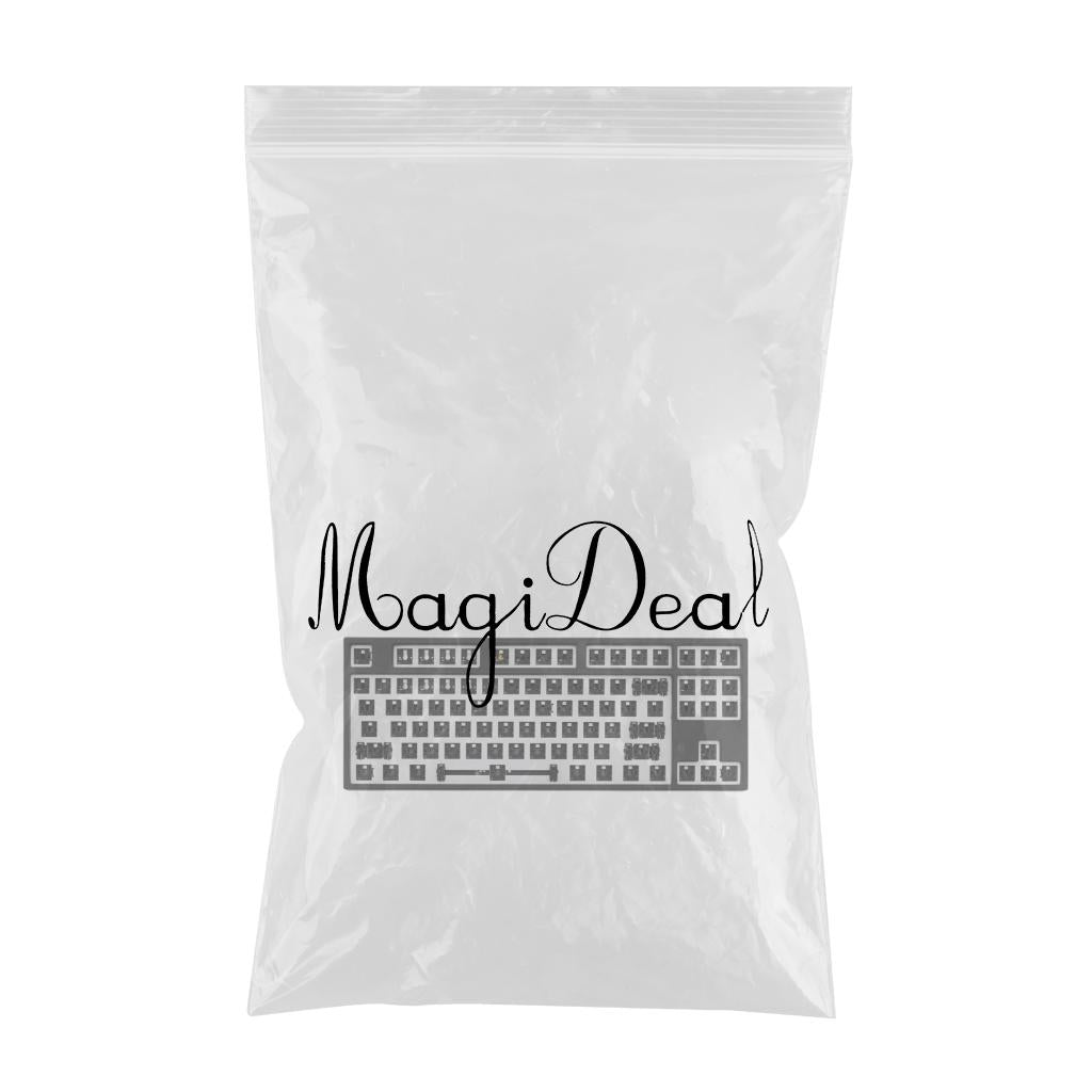 87Key Mechanical Keyboard Kit Hot Swappable Light Effect Black