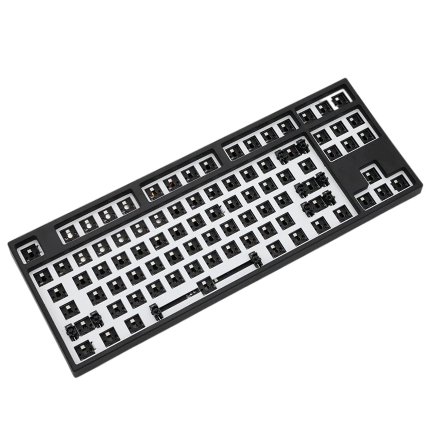 87Key Mechanical Keyboard Kit Hot Swappable Light Effect Black