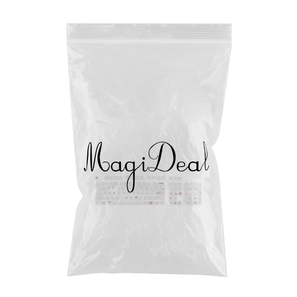108 Keys PBT Keycaps OEM Profile Suitable for Any Size Mechanical Keyboard Memphis R1