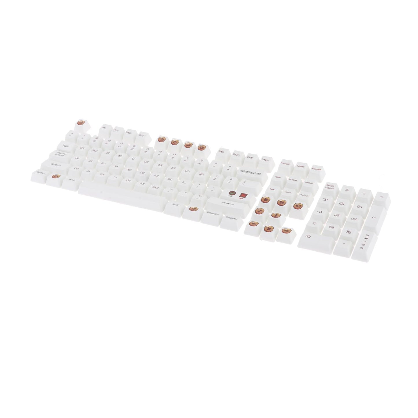 108 Keys PBT Keycaps OEM Profile Suitable for Any Size Mechanical Keyboard UI