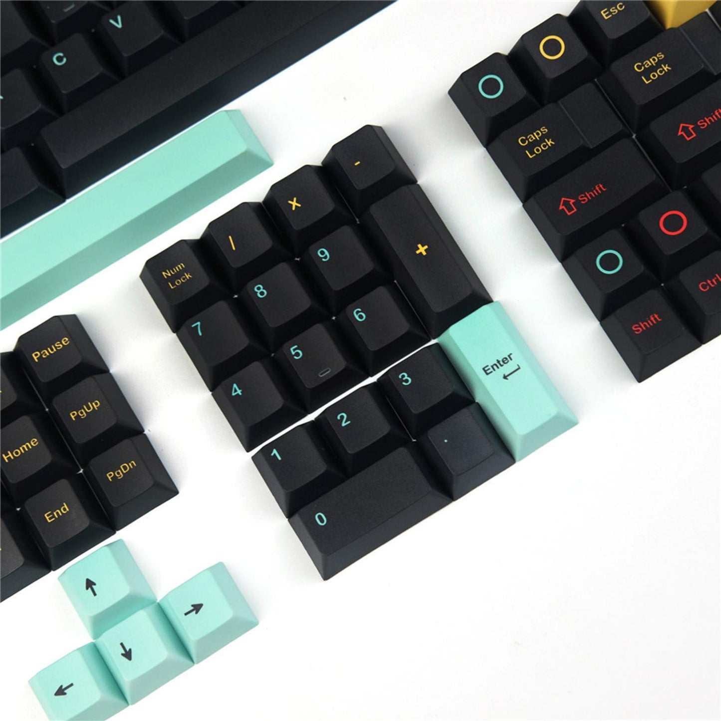 135 Keys Coral Sea Keycaps PBT Dye Sub Full Set For Cherry MX Keyboards
