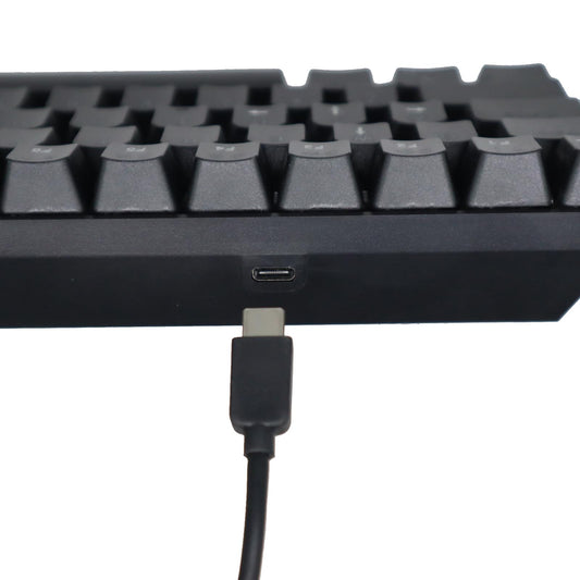 Mechanical Gaming Keyboard 61 Keys Dual-mode Backlit for PC  Black