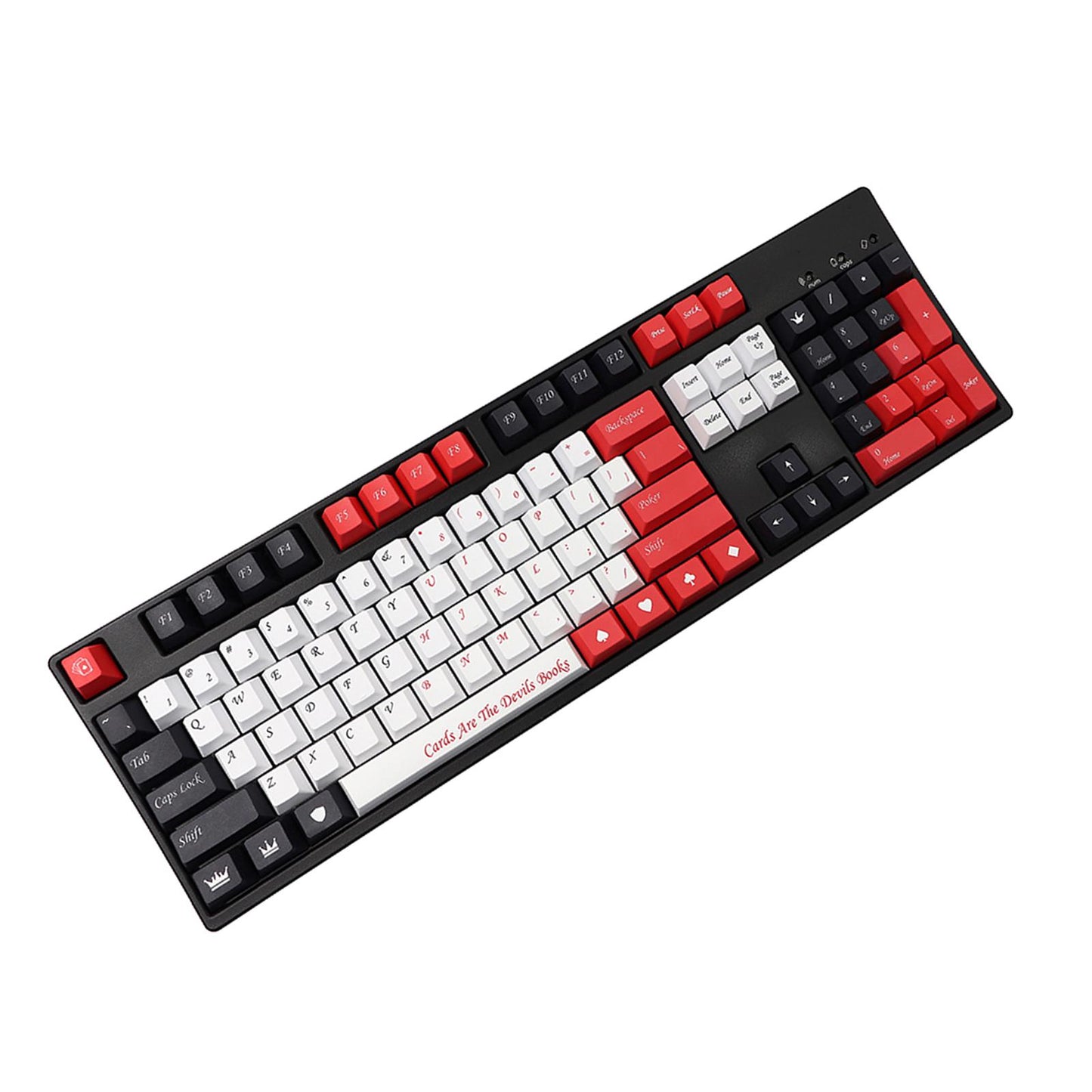 135-Key PBT Poker theme Keycaps for Cherry 61 64 68 72 98 keys Only Keycaps