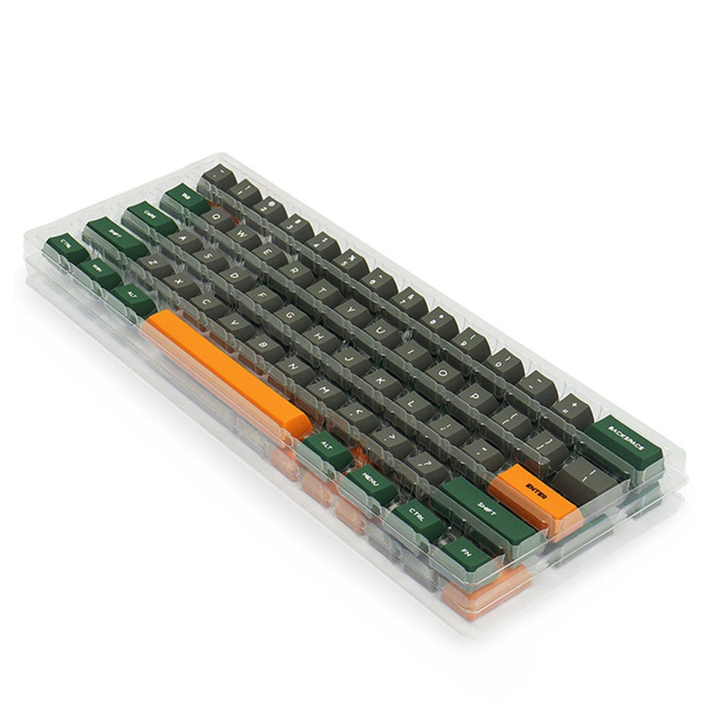 140-Key PC Mechanical Keyboard Keycaps Dustproof Home Office DIY  Green