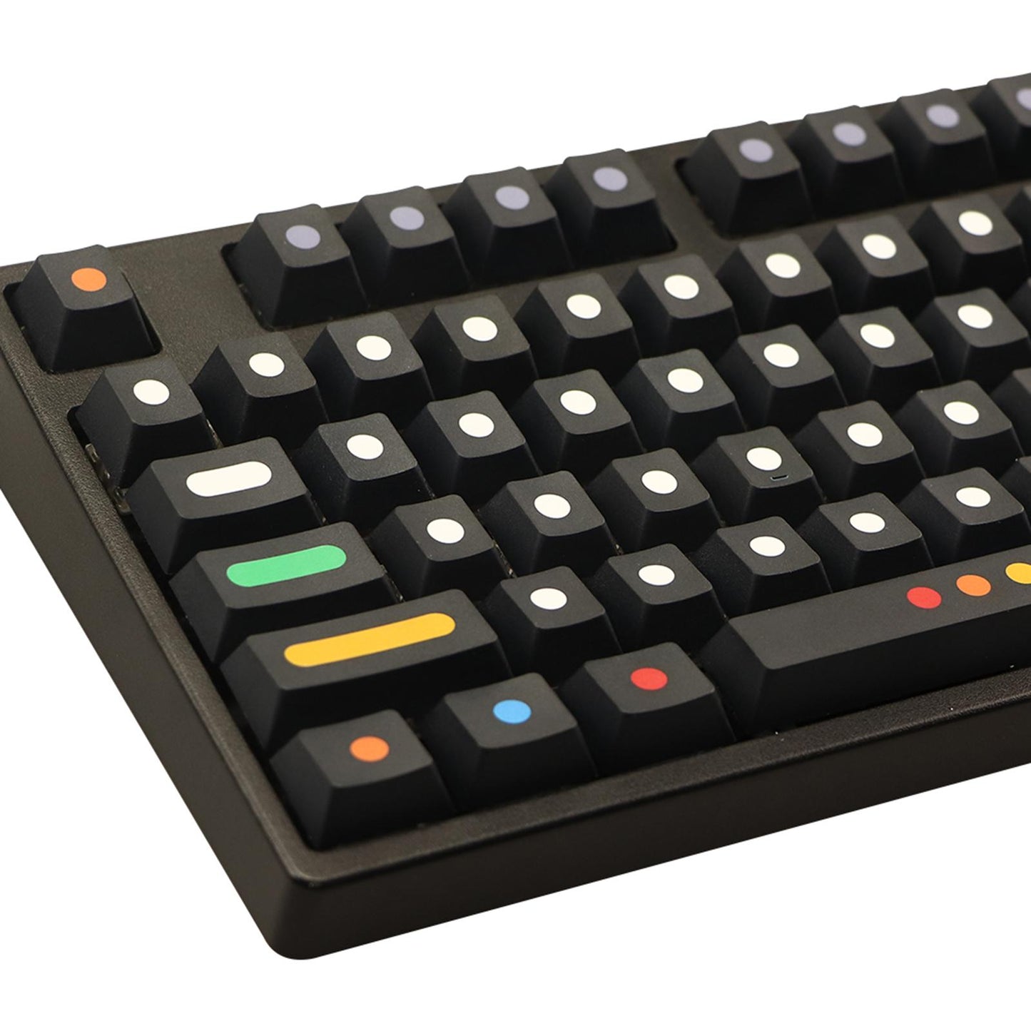 136 Key Mechanical Switch Keyboard Keycaps PBT Keycaps Dustproof  Black
