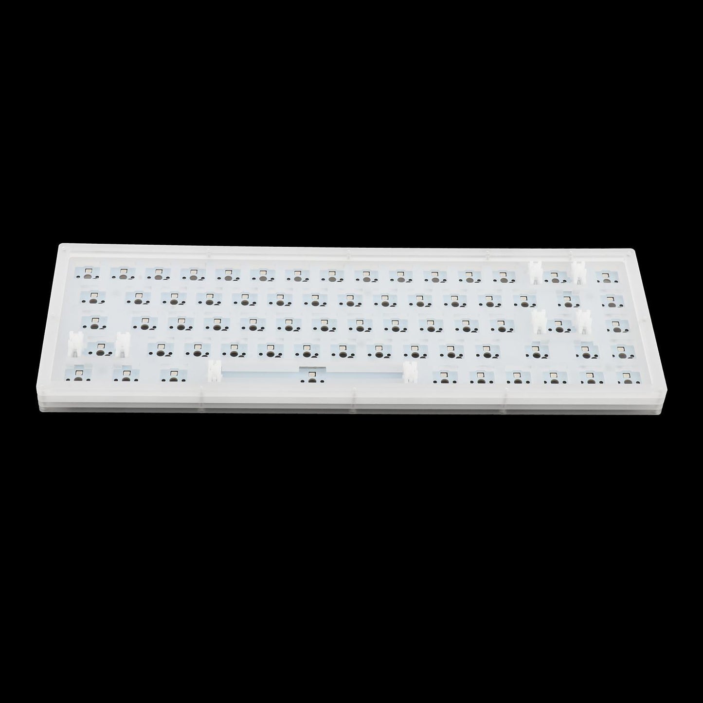 Layout Acrylic Transparent Case DIY Kit 68 Keys Mechanical Keyboard Hot Swap