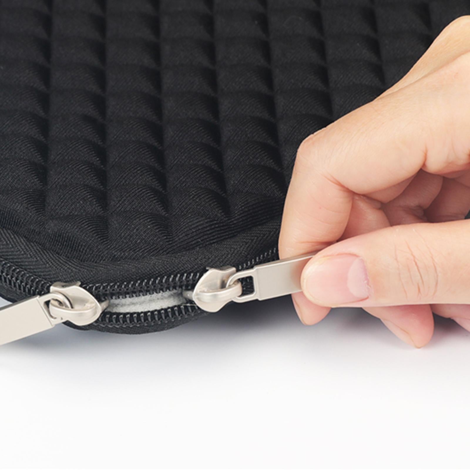 Laptop Sleeve Computer Neoprene Bag Cover With Small Case Black 15.6inch