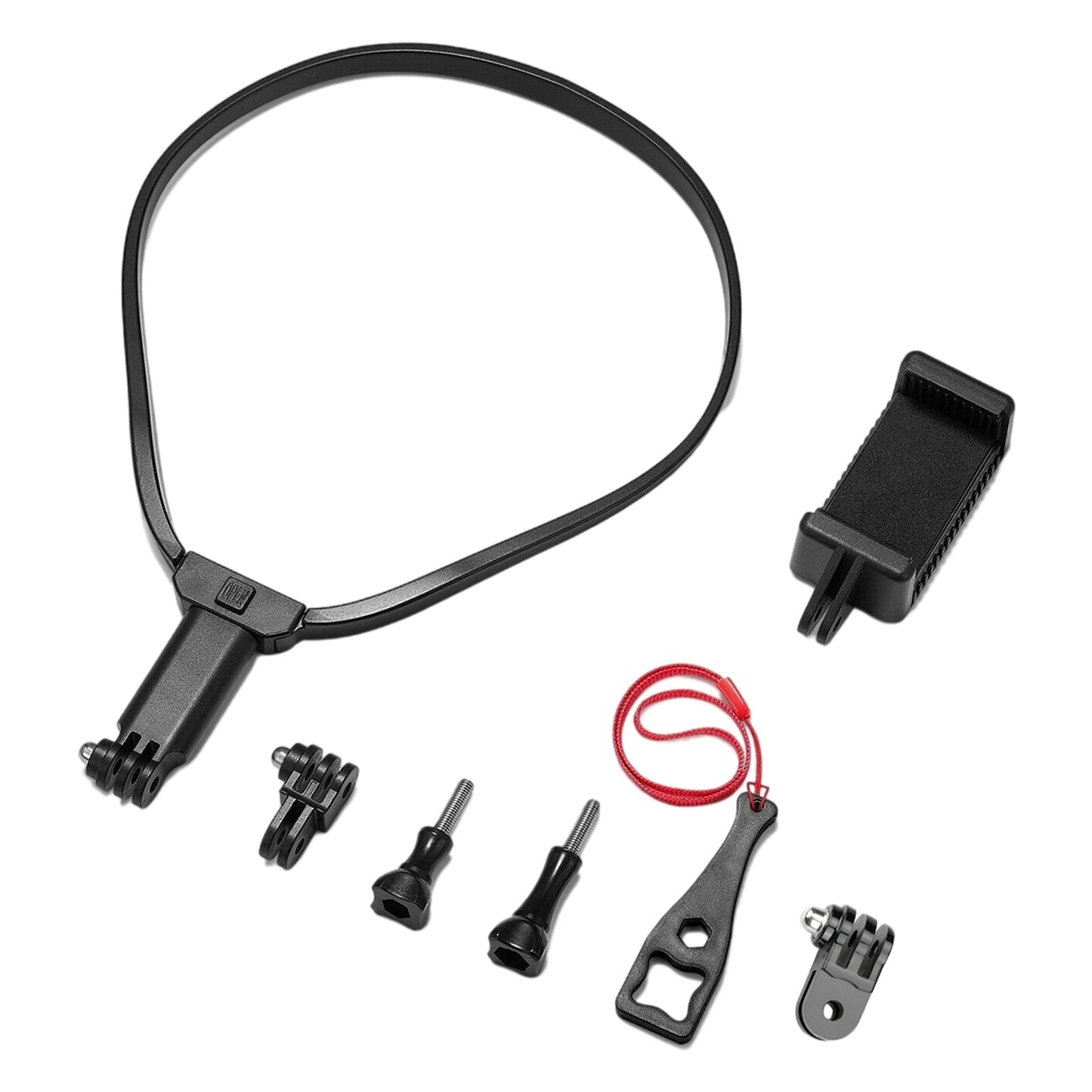 POV/Vlog Neck Holder Mount Head Strap for GoPro Comfortable with adapter