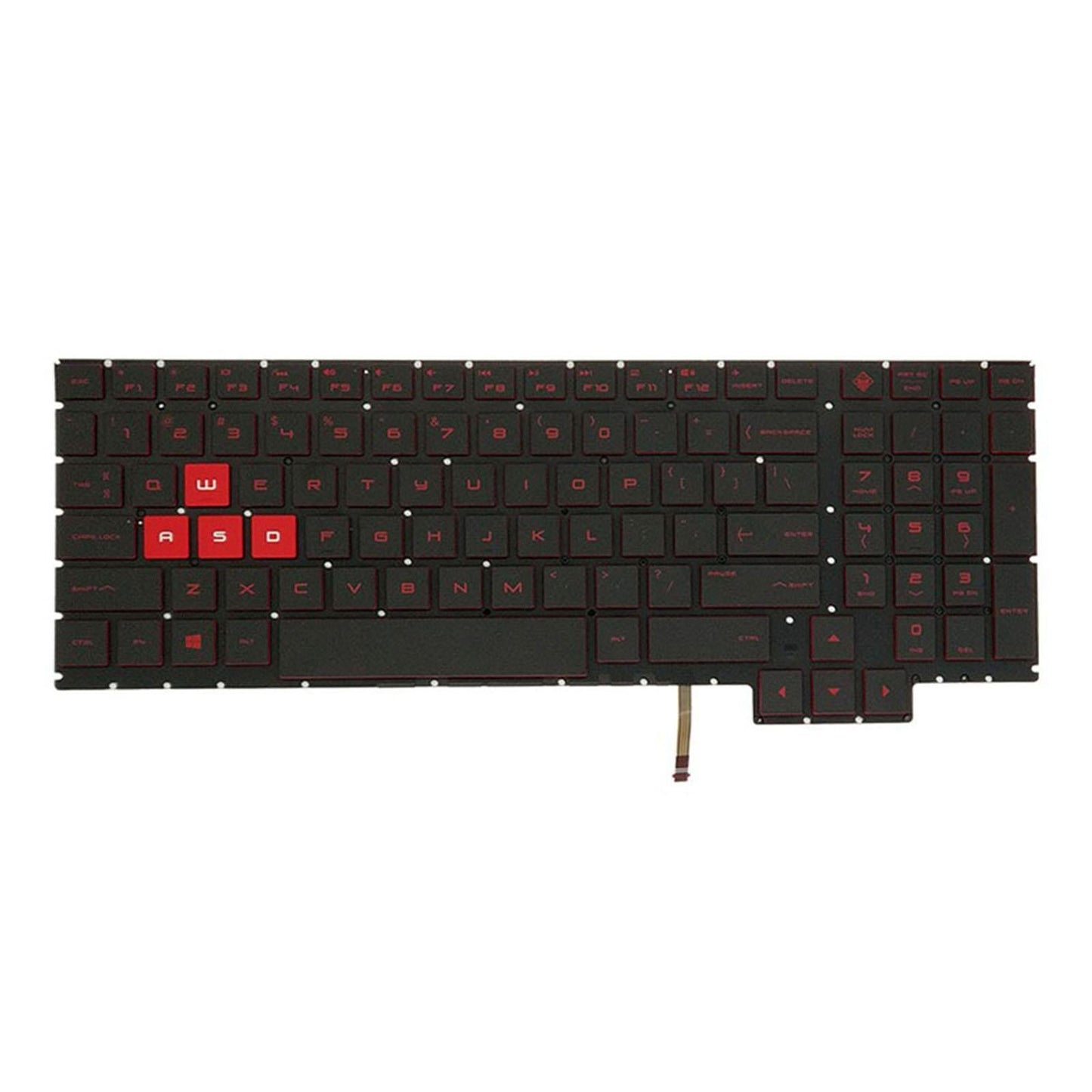 US English Keyboard for HP Omen 15-CE010CA Laptop Ribbon Cable Included