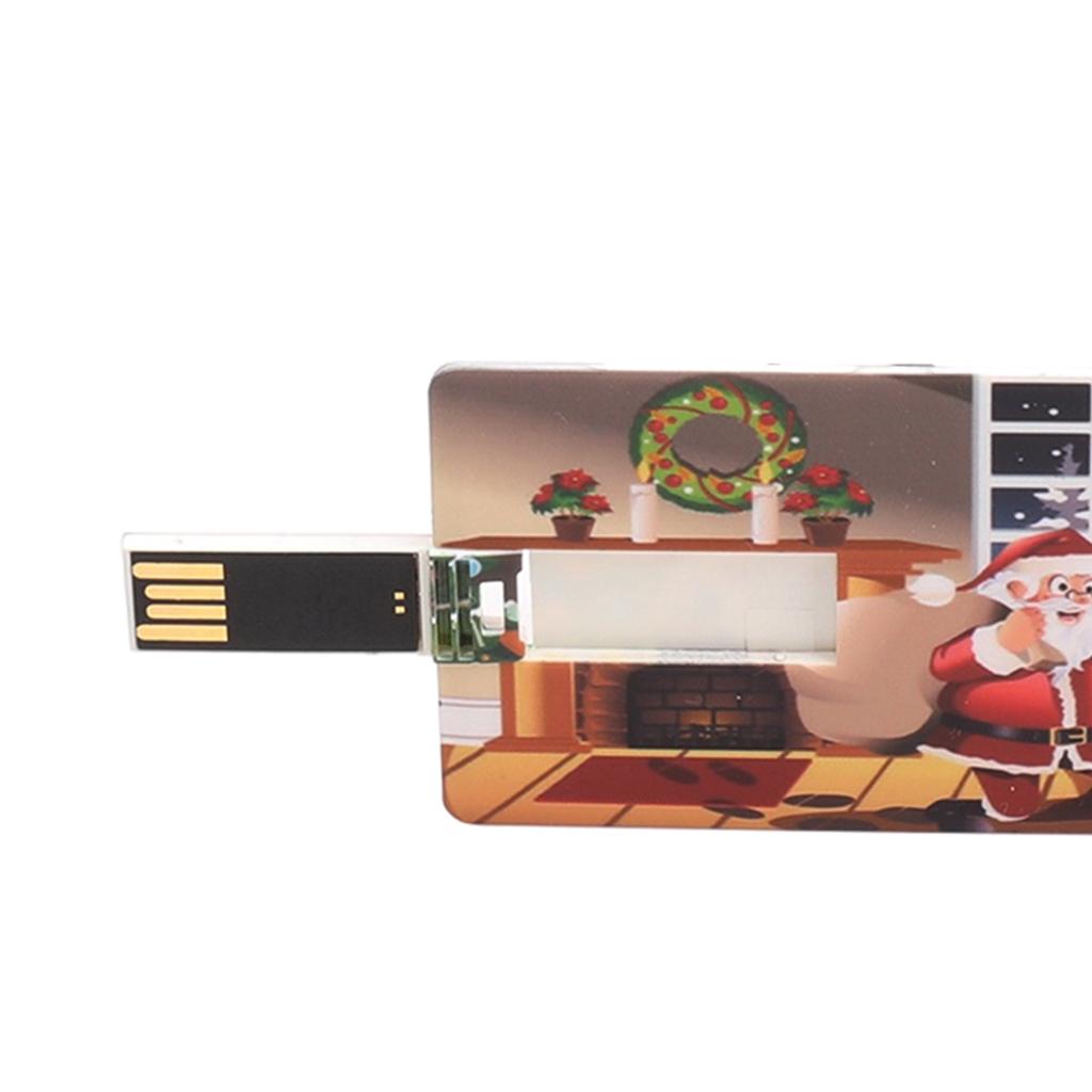 Santa Claus Shape USB Flash Drive Thumb Drive Memory Stick 128G 02 style