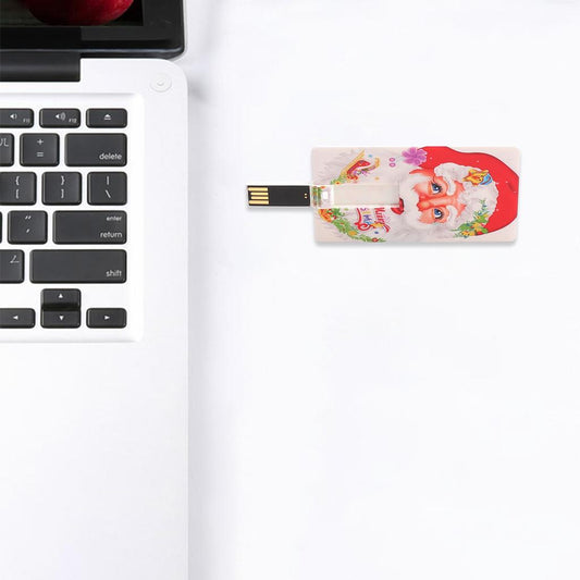 Santa Claus USB Flash Drive Thumb Drive U Disk USB Drive Memory Stick 64GB
