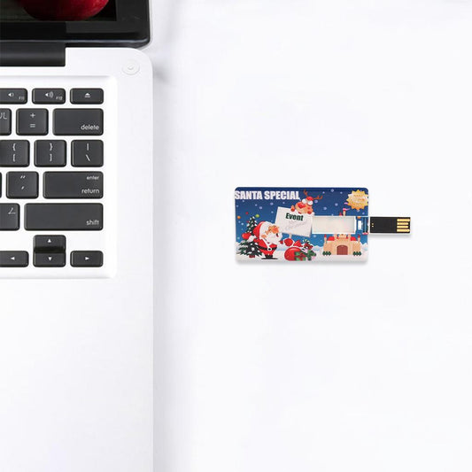 Christmas card USB Flash Drive Thumb Drive USB Drive Memory Stick 16GB