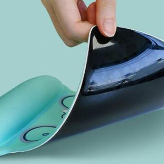 Silicone Mouse Pad w/ Wrist Support Set Guard Bracer for Computers Laptop