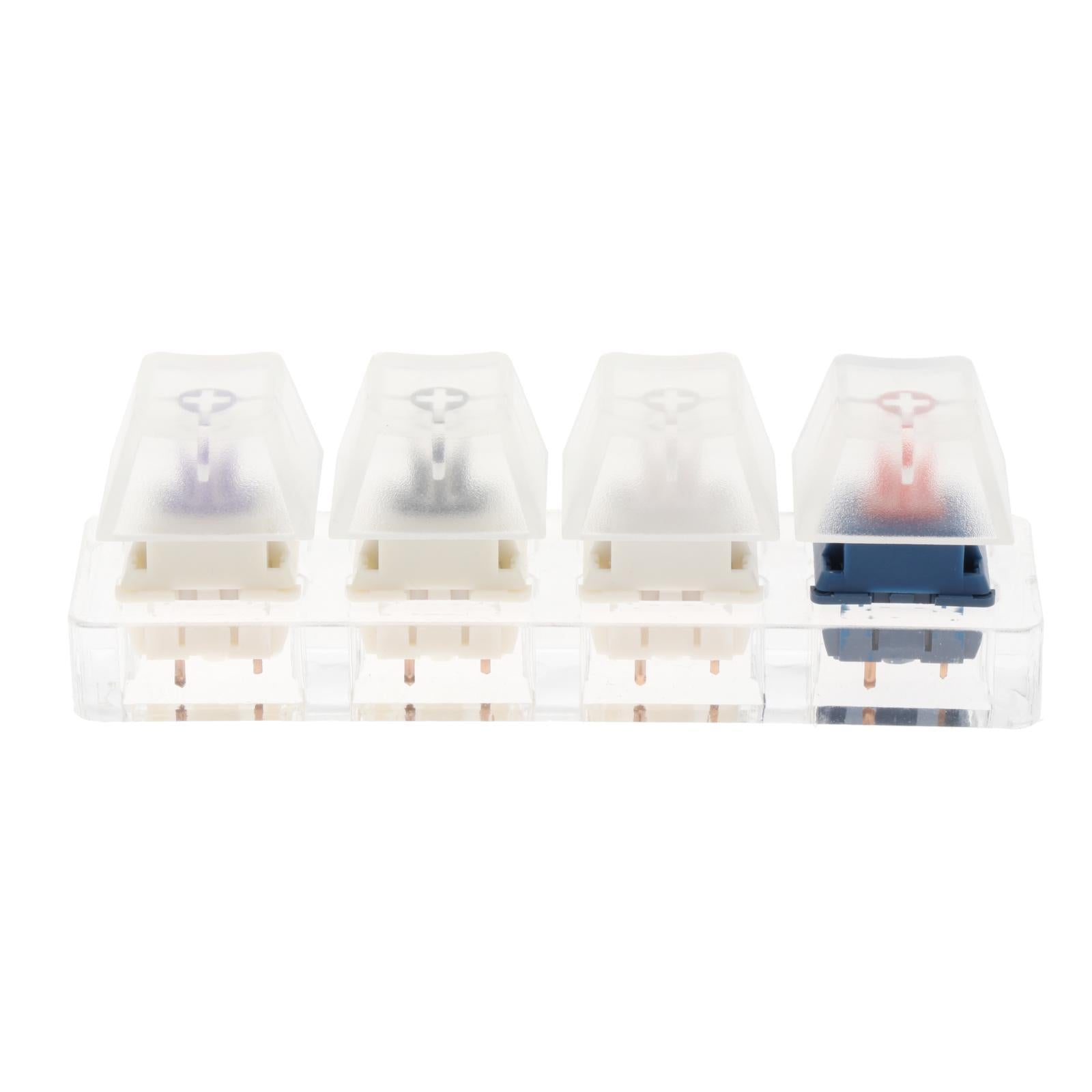 Translucent Keycaps Mechanical Keyboard Switch Tester Testing Tool 4 Keys