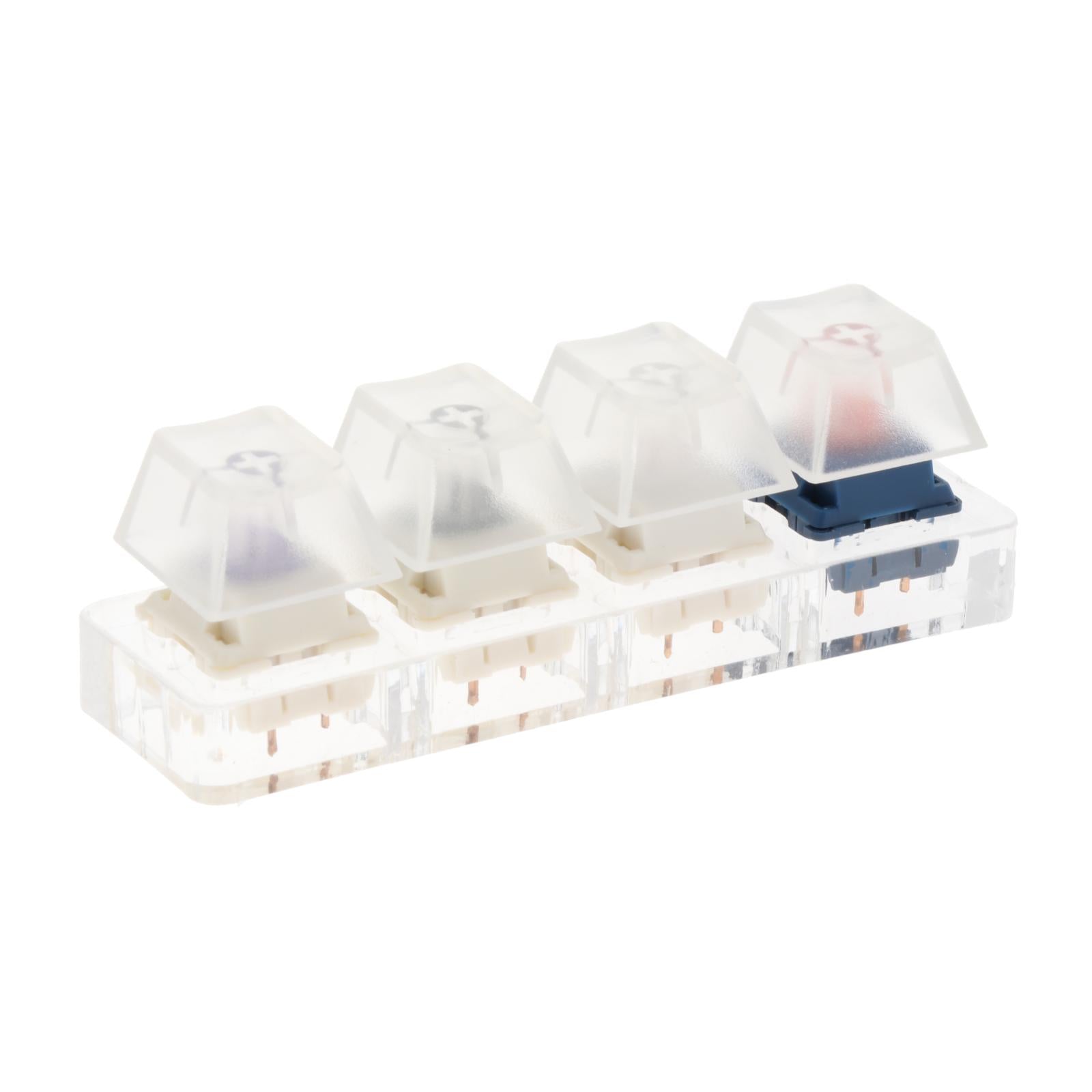 Translucent Keycaps Mechanical Keyboard Switch Tester Testing Tool 4 Keys