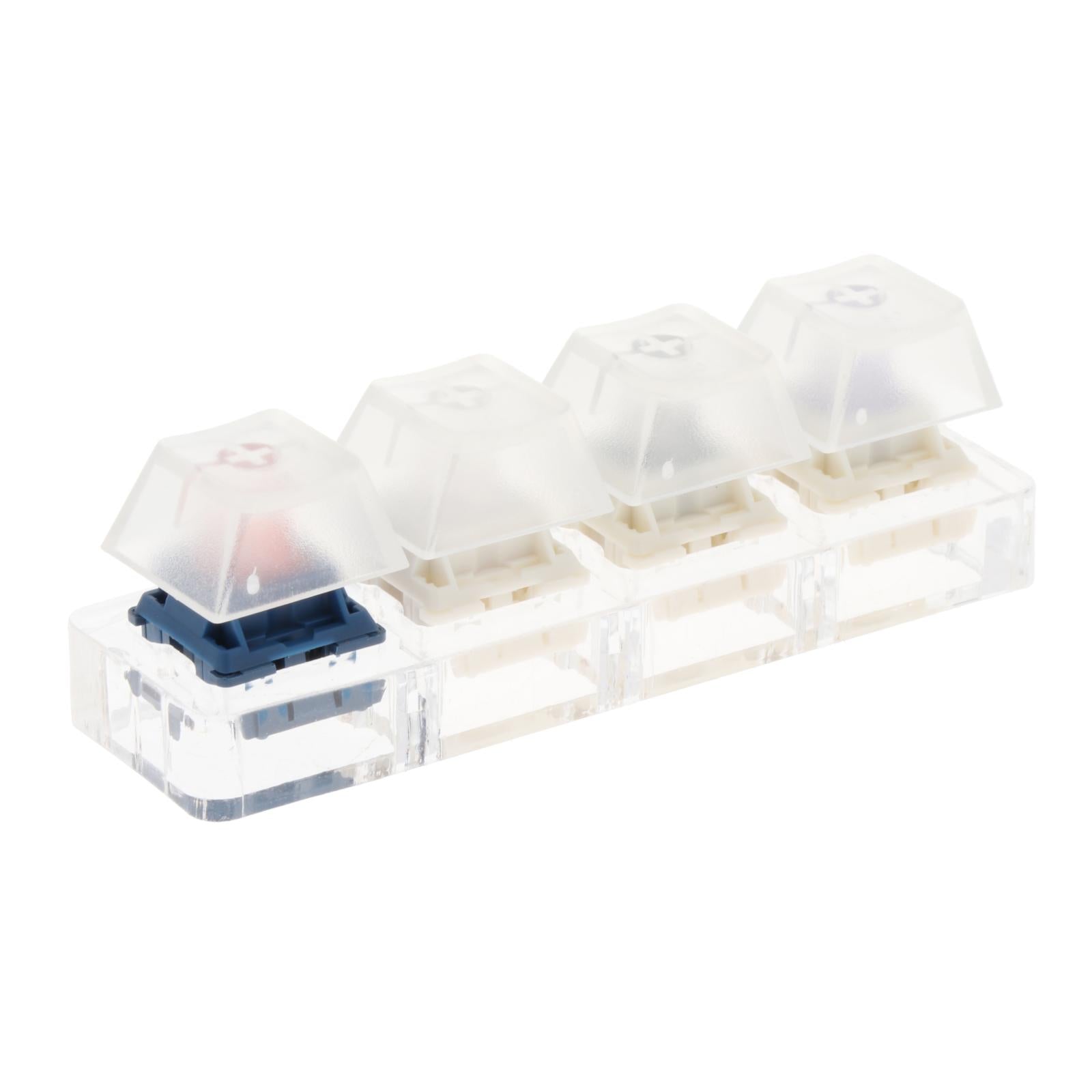 Translucent Keycaps Mechanical Keyboard Switch Tester Testing Tool 4 Keys