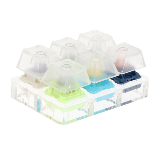 Translucent Keycaps Mechanical Keyboard Switch Tester Testing Tool 6 Keys