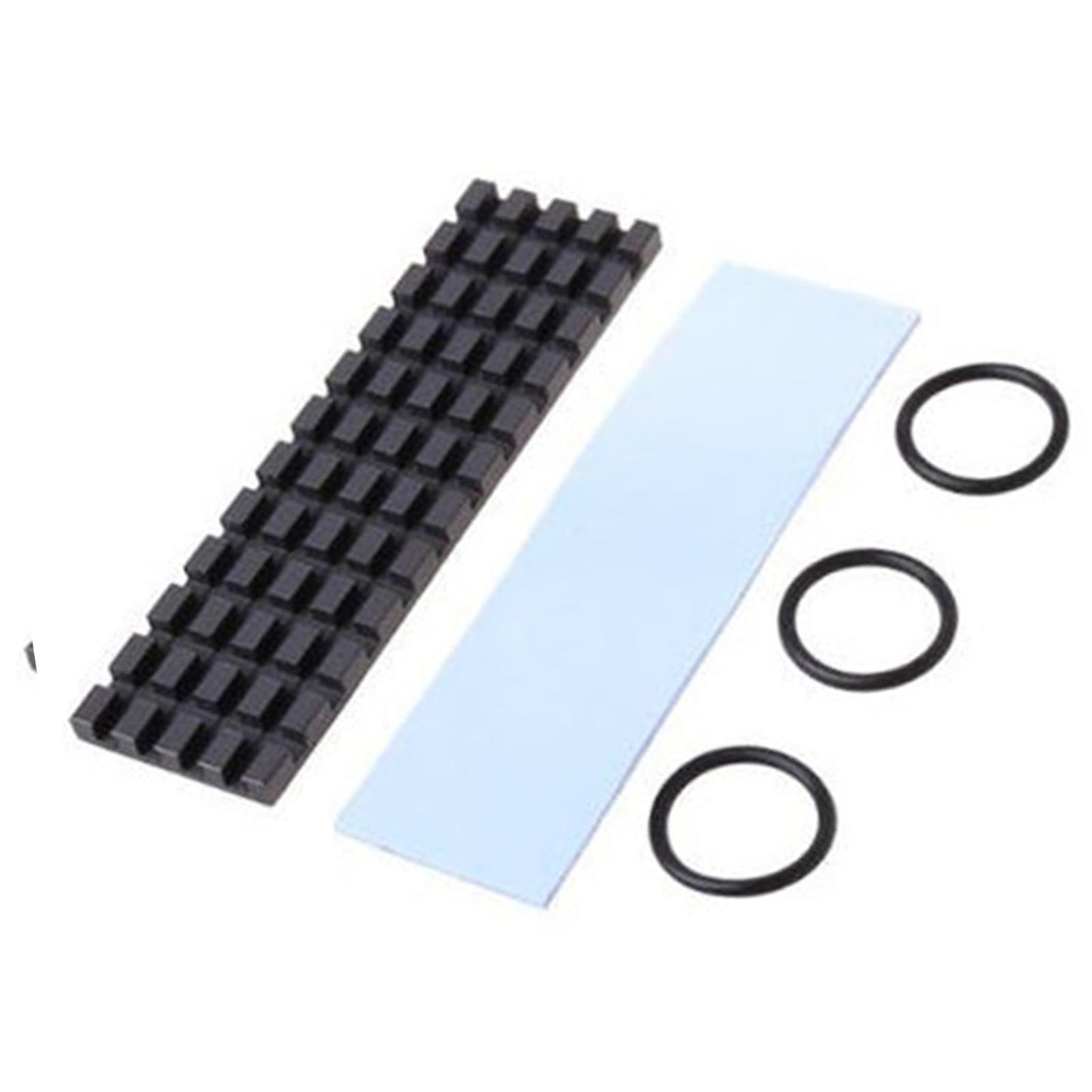 M.2 2280 Pure Copper Graphene SSD Heatsink w/Thermal Pad  Grid 2.0mm