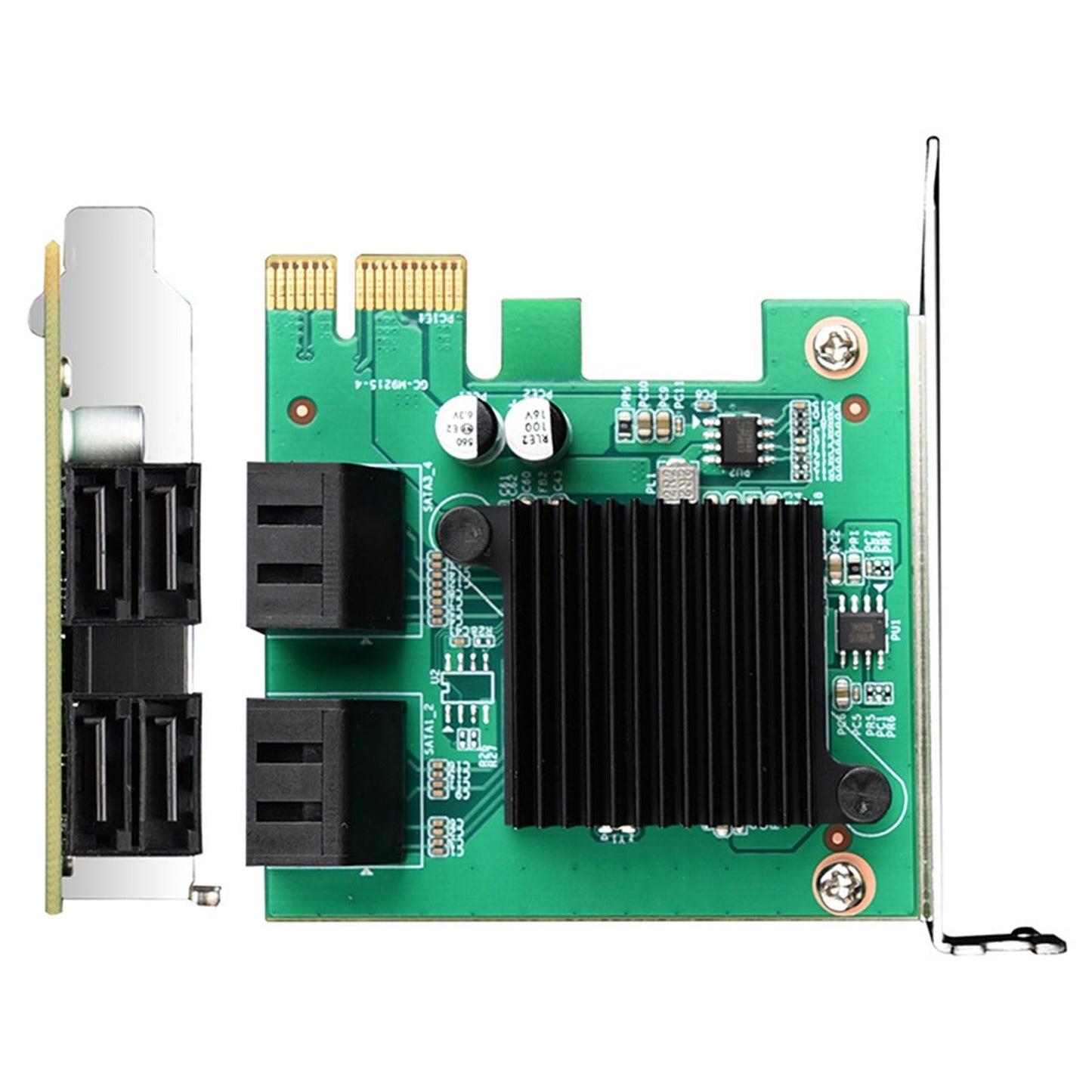 PCIE to SATA3.0 Expansion Card Adapter 1X 4X for Linux Desktop Accessory