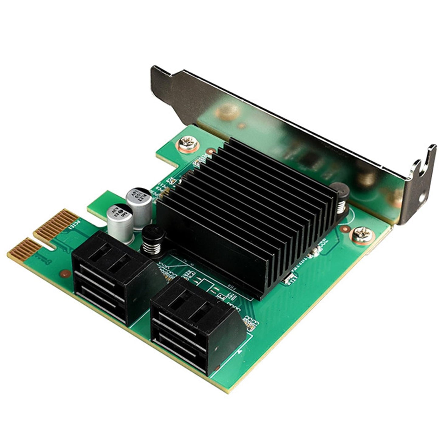 PCIE to SATA3.0 Expansion Card Adapter 1X 4X for Linux Desktop Accessory