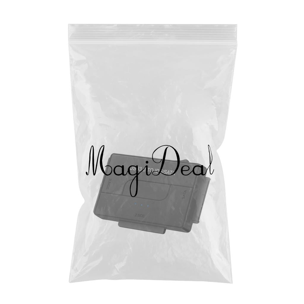 3-In-1 SATA/IDE to USB 3.0 Adapter Set Fits for 2.5/3.5" Inch IDE and SATA"