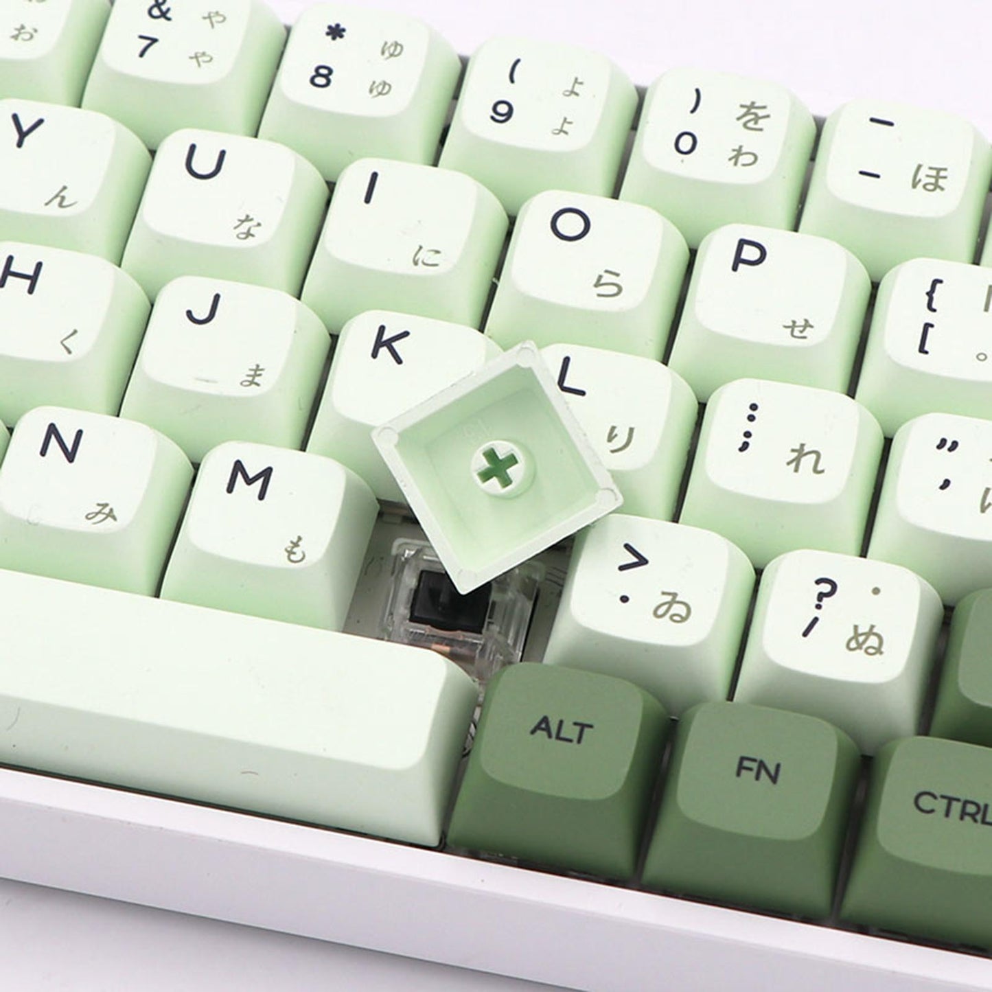 PBT 124 Keys Keycaps Cover for 61 64 72 Mechanical Keyboard Durable Japanese