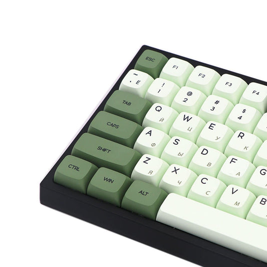 PBT 124 Keys Keycaps Cover for 61 64 72 Mechanical Keyboard Durable Russian