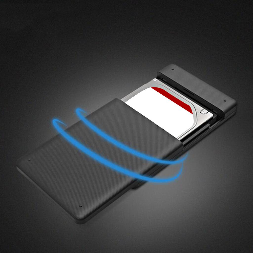 2.5'' STAT Hard Drive Enclosure Case Storage Case USB for Laptop PC