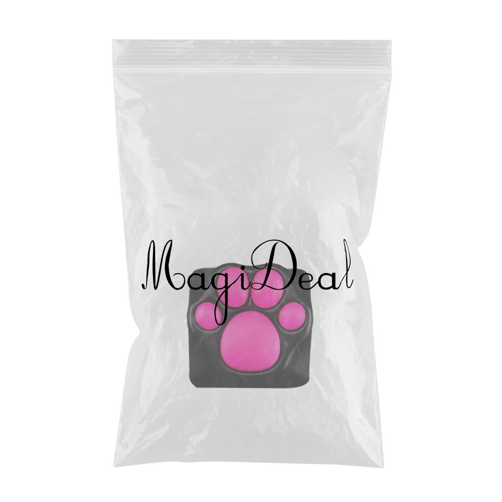Cat Paw Keycaps Cat Claw Keycap for Keyset Creative Gaming Black Red