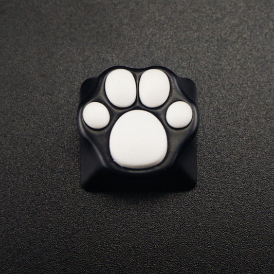 Cat Paw Keycaps Cat Claw Keycap for Keyset Creative Gaming Black White