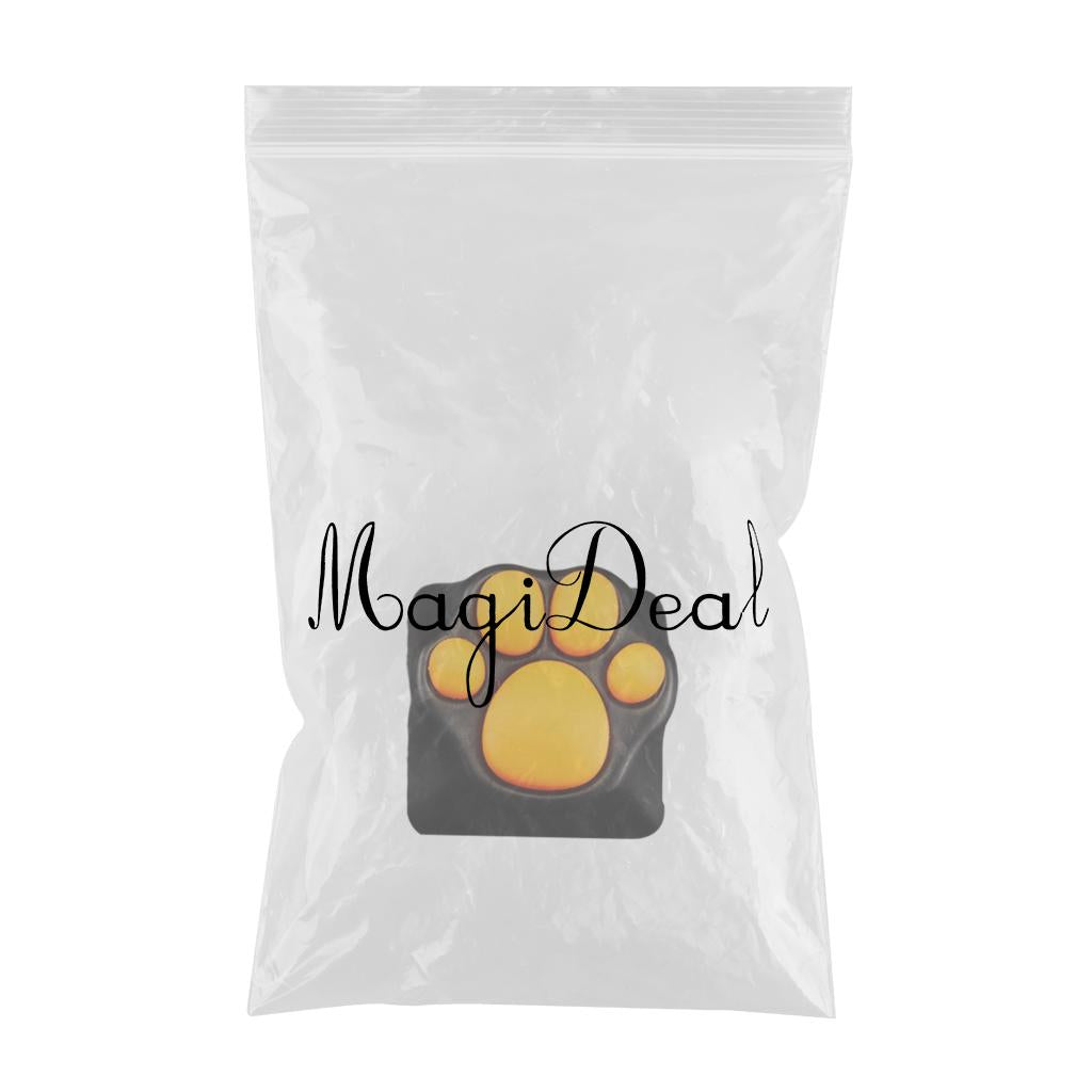 Cat Paw Keycaps Cat Claw Keycap for Keyset Creative Gaming Black Orange