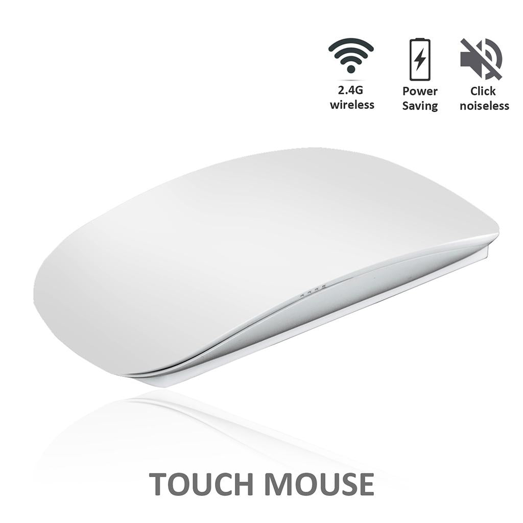 2.4G Wireless Mouse Multi-Touch Portable for PC Laptop Computer  Black